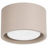 SOLLUX lighting Deckenleuchte Plafond MODO 1 taupe Gx53, Nicht enthalten