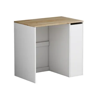 Vicco Waschmaschinenschrank, Weiß, Holzwerkstoff, 4 Fächer, 93.5x88.5x60 cm, Waschküche, Waschmaschinenschrank