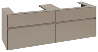 Villeroy & Boch Waschtischunterschrank Collaro C024B0 1600x548x500mm m. Bel. 4 Ausz. für 2 Waschtisc C024B0VM