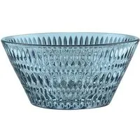 Nachtmann Servierschüssel Nachtmann Ethno Schale Vintage Blue Ř 16 cm (1Schale), Glas, (1 Schale)