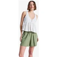Roxy Shorts LEKEITIO BREAK MID aus Leinen und Viskose, leichtes Obermaterial