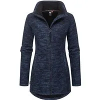 Ragwear Strickjacke Miram Melange Kuschelige Übergangsjacke in Strick-Optik
