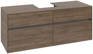 Villeroy & Boch Waschtischunterschrank Collaro C10000 1400x548x500mm Arizona Oak C10000VH