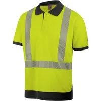 Würth MODYF Warnschutz-Shirt Fluo EN 20471 Hi-Vis Poloshirt für Herren Professionelles Warnschutz Poloshirt für Handwerker
