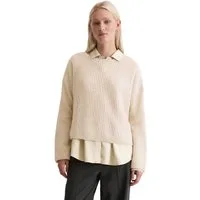 Marc O'Polo Strickpullover aus softem Schurwolle-Mix