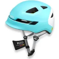 KED Kinderfahrradhelm POP Kinderhelm, Leicht Mit 8 Belüftungsöffnungen, MIPS Schutz, LED-Rücklicht