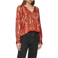 s.Oliver Langarmbluse mit All-Over Print