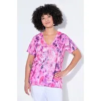 Angel of Style T-Shirt T-Shirt A-Linie Yoga-Motiv mit Glitzersteinchen