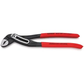 KNIPEX Alligator Wasserpumpenzange mit rutschhemmendem Kunststoff schwarz atramentiert 250 mm - 8801250