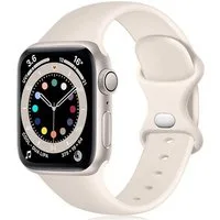 Baker Smartwatch-Armband Apple Watch Armband 44mm 45mm 49mm 46mm 42mm 40mm 41mm 38mm, Weiches Silikon Band für iWatch Ultra SE Series 10 9 8 7 6 5 4 3 2