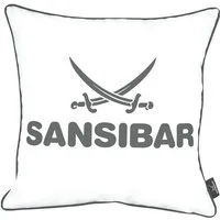 Sansibar Sylt Zierkissen Kissen SANSIBAR BH 45x45 cm weiß Dekokissen