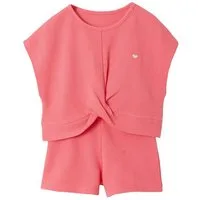 vertbaudet Kleid & Hose Mädchen-Set: T-Shirt & Shorts