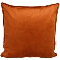 beties Kissenbezug Samt&Sonders, (1 Stück), Kissenhülle ca. 40x40 cm Samtkissen warm und weich rost-orange