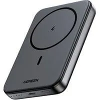 Magnetische Kabellose Powerbank 10000mAh mit USB-C Kabel schwarz