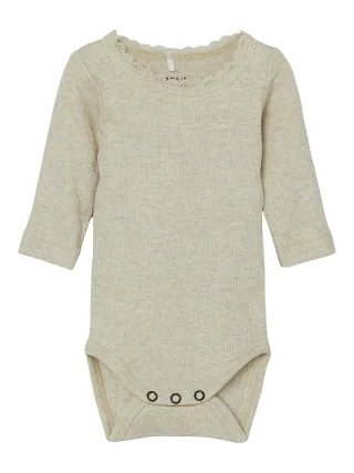 NAME IT - NBFKAB LS BODY NOOS Peyote Melange - Gr. - 68