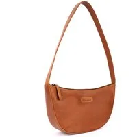 Benthill Handtasche Damen Echt Leder Schultertasche Klein Vintage Hobo Bag Beutel, Reißverschlussfach