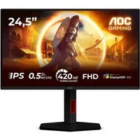 AOC 25G4KUR Gaming-LED-Monitor (1920 x 1080, 0,5 ms Reaktionszeit, 400 Hz, Fast IPS)