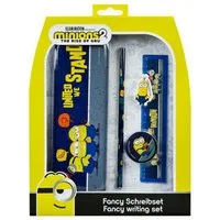 Minions Bleistift 5 teiliges Schreibwaren-Set für Kinder – Perfekt für Schule
