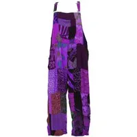 Guru-Shop Relaxhose Patchwork Latzhose, upcycling Sommerjumpsuit -.. alternative Bekleidung