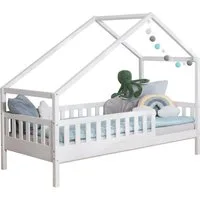 Ticaa Hausbett Lou mit Rausfallschutz aus Kiefer massiv