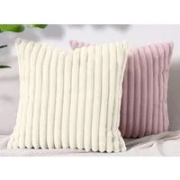 Amilian Dekokissen Sofakissen Couchkissen 2er Set Zierkissen mit Kissenfüllung, (2 Stück), 40x40 cm, Dekokissen mit Füllung und Bezug, Wohnkissen