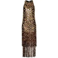 PINKO Paillettenkleid Pinko Damen Kleid, PINKO AROMATICO ABITO PAILETTES MACULA mit allover Print