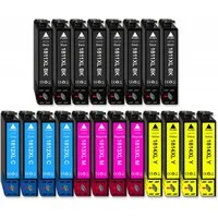 Druckerparadies 20er Pack Druckerpatronen 18 18XL kompatibel mit Epson XP-425 Tintenpatrone (20-tlg)