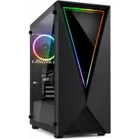 Cyber Titan Turbo AMD Ryzen 5 5500 - NVIDIA GeForce RTX 5060 Gaming-PC (AMD AMD Ryzen 5 5500, NVIDIA GeForce RTX 5060, 16 GB RAM, 512 GB SSD, RGB-Beleuchtung, Gaming PC, Windows 11 Pro, dedizierte Grafikkarte)
