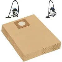 vidaXL Poolbodensauger, Papierbeutel für Nass- und Trockensauger 10 Stk. Braun