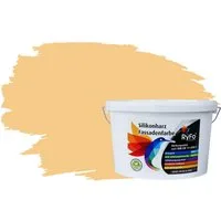 RyFo Colors Fassadenfarbe Silikonharz Fassadenfarbe Orangetöne, 1 L ca. 6 m², Wasserabweisend, diffusionsfähig, schützt vor Schmutz, UV-beständig