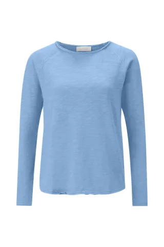 Rich & Royal - Organic Heavy Jersey Longsleeve sailor sky - Gr. - S