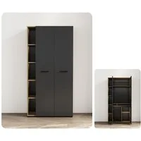 OTTO home Computerschrank Moid (Set) PC-Schrank, mit zwei Türen, mit Tastaturauszug, B 88 cm
