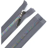 maDDma Reißverschluss Reißverschluss 5mm inkl. Zipper, Regenbogen, 40cm