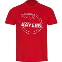 multifanshop T-Shirt Herren Bayern - Meine Fankurve - Männer