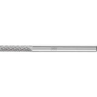 PFERD TOOLS Hartmetall Frässtift Zylinder ZYAS stirnirnverzahnt Z4 universal mittel fein - 21200243