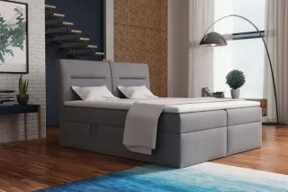 Boxspringbett Schlafzimmerbett LUAN 160x200cm inkl.Bettkasten