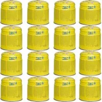 ZMC Gaskartusche 16x Butan Gas Kartusche 190g Anstechkartusche Propangas Gaskartusche, Zubehör für Campingkocher/Bunsenbrenner/Campinggas Typ: C200, EN417, Gaskartuschen Stechkartusche Gaskartuschen Butangas