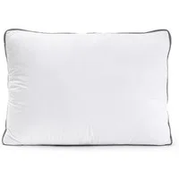Sitheim-Europe 3-Kammer-Kopfkissen 3-Kammer-3D-Memory-Schaum-Kissen, Füllung: 50% Memory Foam Flakes, 50% Hohlfaser-Polyester, Seitenschläfer, Rückenschläfer, Bauchschläfer, Gut atmungsaktiv, Anti-Allergie