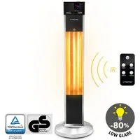 TROTEC Infrarotstrahler Terrassen-Heizstrahler IRS 2000 E, Infrarotwärme ohne Vorheizen Low Glare-Carbon-Infrarotröhre
