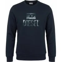 Diesel Sweatshirt - Regular Fit - Supersoft Pullover - S-GIR TONE ON TONE