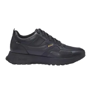 Boss - "Jonah Runn" Sneaker für Herren, Leder, Zum Schnüren (Dunkelblau)