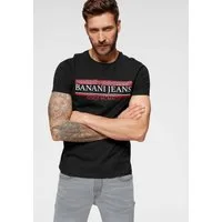 Bruno Banani T-Shirt kurzärmelig, schmal geschnitten, bedruckt, Rundhalsausschnitt