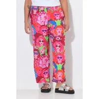 Angel of Style Schlupfhose Hose weites Bein Gesichterdruck