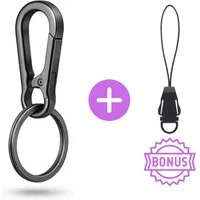 WEBBOMB Karabiner Schlüsselkarabiner robust 10 Schlüsselringe keychain Schlüsselanhänger