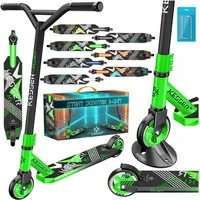 KESSER Stuntscooter X-Limit 360° Lenkung, ABEC9 Kugellagern, 100 mm PU Räder, Freestyle Kickscooter Funscooter für Kinder & Erwachsene