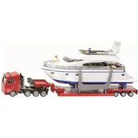 Siku Modellauto SIKU 1849 SUPER - Schwertransport mit Yacht, 1:87, ab 3 Jahre