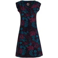 Vishes Tunikakleid Kurzarm Damen Sommer-Kleid Longshirt-Kleid Tunika-Kleid Mini-Kleid Hippie, Boho, Goa Style