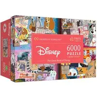 Trefl Puzzle The Great Book of Disney 6000 Teile Puzzle, 6000 Puzzleteile, Made in Europe