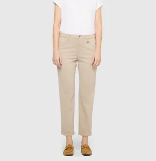 MAC - MAC JEANS - CHINO, Premium winter cotton beige - Gr. - 38