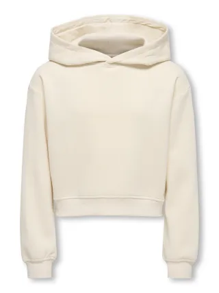 KIDS ONLY - KOGSWEAT L/S HOODIE SHORT SWT NOOS Birch - Gr. - 140